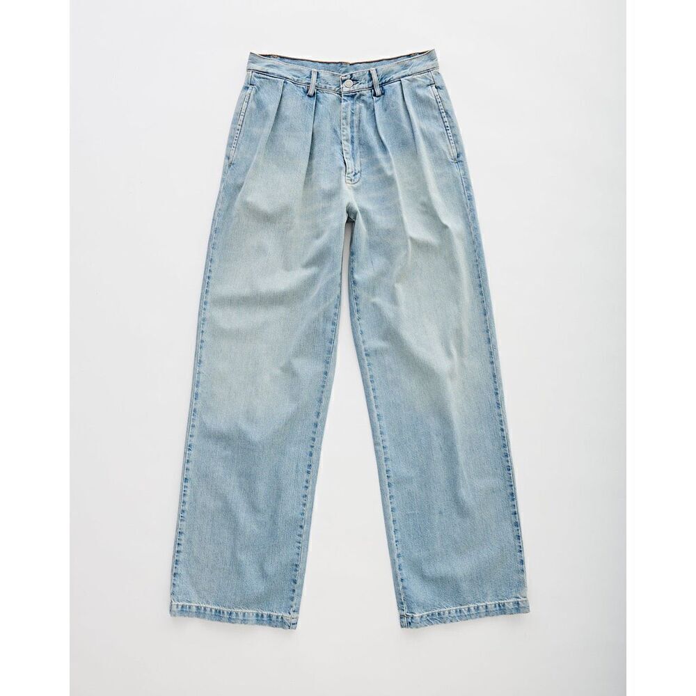 Denimist Women's Light Blue Cotton Blair Double Pleated Jean Jinx Size 31 NWOT